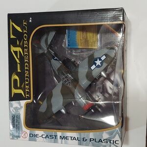 P-47  thunder bolt  made by motor max. New Die cast metal,ages 8+.